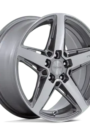 Affordable Niche 1PC M270 TERAMO 5X100 18X8 +30 ANTHRACITE BRUSHED FACE TINT CLEAR
