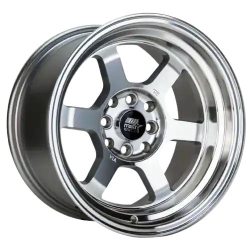 Popular MST Wheels Time Attack 5x114.3 15x8.0 +35 Machined