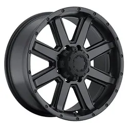 In Demand Ultra 195SB Crusher 8X170 20x9 +18 Satin Black & Satin Clear Coat