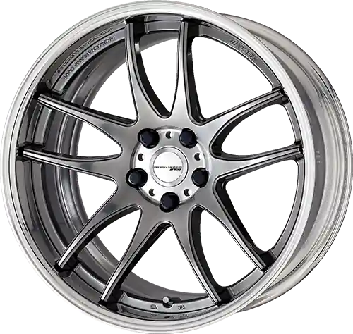 Popular Work Cr 2P 5x108 19x10.0 +12 GT Silver