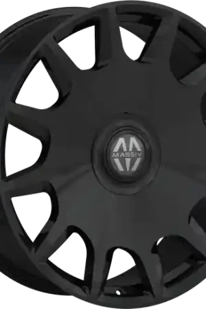 Factory Price MASSIV 927 5X114.3/5X120 24x9 +30 BLACK