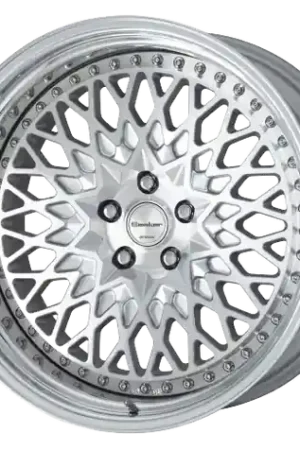 High Quality Work Gran Seeker Ccx 5x114.3 19x11.5+-25 R Disk Machined Silver Polish