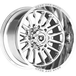 Direct From Manufacturer Gear Off Road 764C 8X180 22x10 -19 Chrome Plated w/ Lip Logo