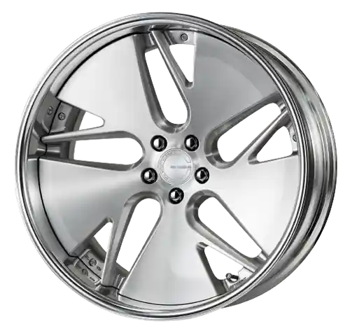 Work Gnosis Cvd 5x112 19x7.5+45 O Disk Brush Silver Clear Crafted