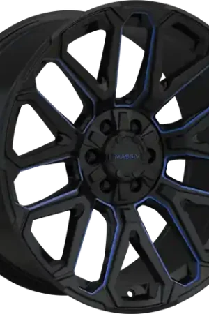 Authentic MASSIV OFF-ROAD OR5 6X135/6X139.7 20x9 +0 BLACK AND MILLED