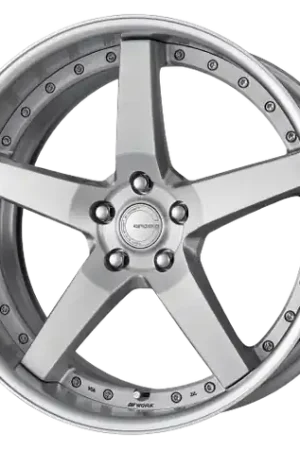 Buy Direct Work Gnosis Gr203 5x112 19x8.5+38 H Disk Brush Silver Clear
