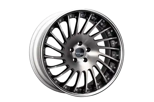 SSR CV05 5x114.3 20X8.5+17 SCNR Disk Galaxy Clear Black Fan Favorite