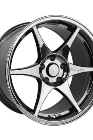 Deal Stage Wheels Knight 5x114.3 18x10.5 +22 Black Chrome