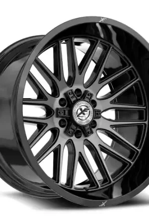 XF Off-Road XF-240 5x127/5x139.7 20x10 -12 Gloss Black & Brushed Double Dark Tint Buy Direct