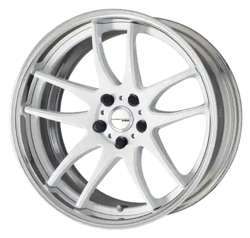 Work Cr 2P 5x115 20x8.5 +22 Gloss White Clearance