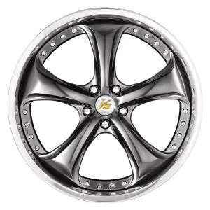 Work Wheels VS-KF 5x98 19x10+54 Brilliant Silver Black L Disk FULL REVERSE Holiday Sale