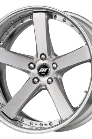 Work Zeast Black Label Bst2 5x120.65 19x8+38 R Disk Brush Silver Clear Today Only