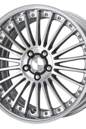 Work Lanvec Lf1 5x114.3 19x8.5+30 A Disk Machine Silver Polish Next Day Delivery