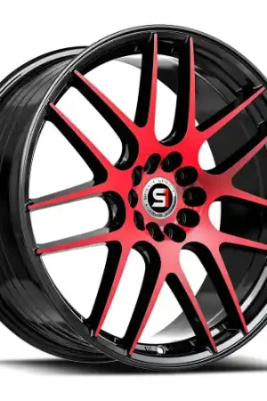 While Supplies Last Spec-1 SP-65 5x100/5x114.3 20x8.5 +38 Gloss Black & Red Machined