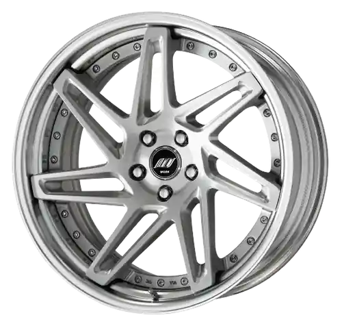 New Arrival Work Zeast st3 5x114.3 20x8.5+0 R Disk Brush Silver Clear