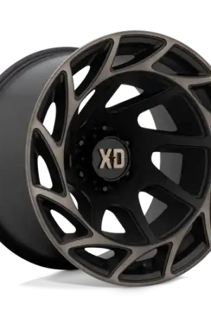 Free Delivery XD XD860 ONSLAUGHT 6X135 20X12 -44 SATIN BLACK WITH BRONZE TINT