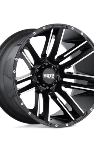 Modern Moto Metal MO978 RAZOR 6X139.7 20X12 -44 SATIN BLACK MACHINED