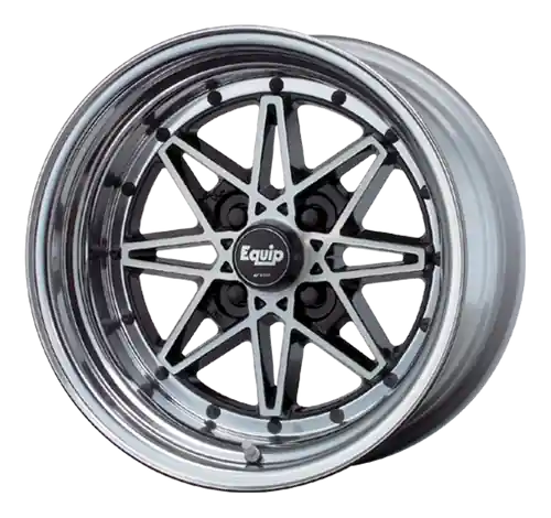 EQUIP 03 Black Polish 4x114.3 15x10.5 -22 Luxury