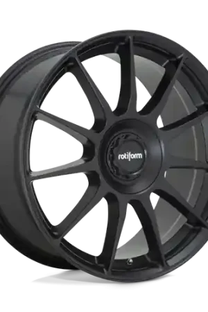Rotiform 1PC R168 DTM 5X100/5X112 18X8.5 +35 SATIN BLACK Direct From Manufacturer
