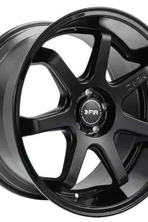 F1R FC7 5x100 18x8.5 +35 Matte Black/Gloss Black Lip Shop Now