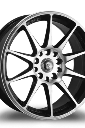 G - LINE ALLOYS G0051 5x100/5x114.3 18x8.5+35 BLACK / MACHINED Flash Sale