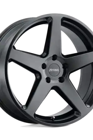 Petrol P2C 5X112 17X8 +40 SEMI GLOSS BLACK While Supplies Last