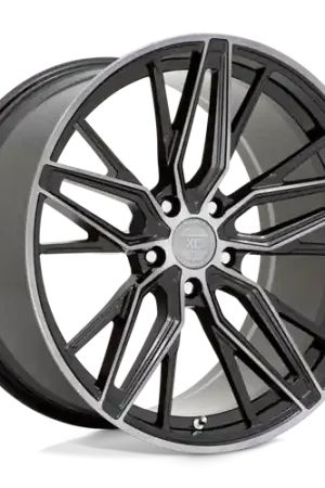 Exclusive XO ZURICH 5X120 20X10.5 +38 GLOSS BLACK W/ MACHINED GLOSS DARK TINT