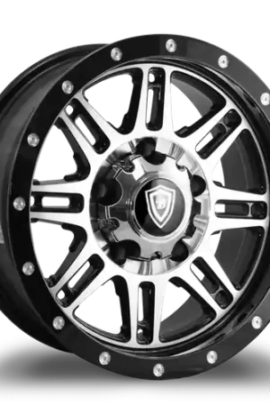 WHITE DIAMOND W3310 6x139.7 15x8-10 BLACK / MACHINED Crafted