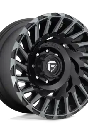 Fuel 1PC D683 CYCLONE 5X150 20X10 -18 MATTE MACHINED DOUBLE DARK TINT Hassle-Free Returns