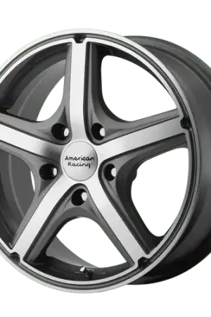 American Racing AR883 MAVERICK 5X100 17X7.5 +40 ANTHRACITE W/MACHINED FACE Brand New