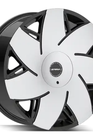 Same Day Shipping STRADA Turbina 5x127/5x139.7 24x9.5 +15 Gloss Black Machined