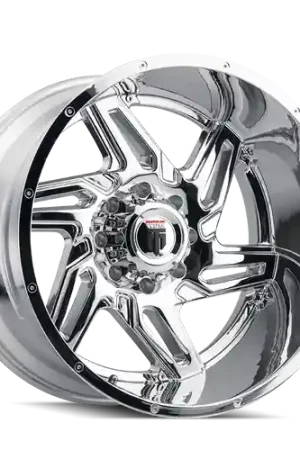 American Truxx Spurs AT186 6x135 24x14-76 Chrome Professional Grade