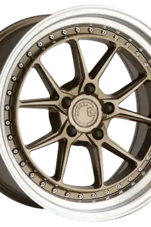 Original Aodhan DS08 5x100 18x9.5+35 Bronze w/Machined Lip