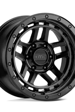 Authentic KMC KM540 RECON 6X139.7 18X8.5 +0 SATIN BLACK