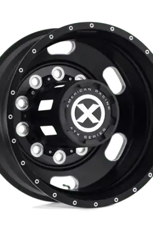 Price Cut ATX AO402 INDY 10X285.75 24.5X8.25 -168 SATIN BLACK MILLED - REAR