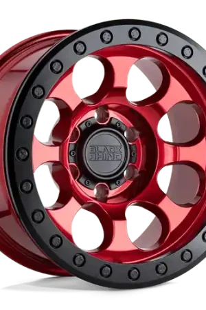 Price Cut Black Rhino RIOT 6X139.7 17X8.5 0 CANDY RED W/ BLACK RING & BOLTS