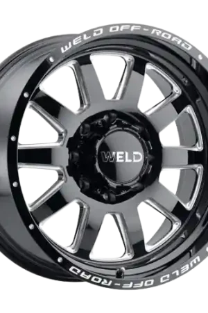 WELD Off-Road Stealth 8x170 20x10 -18 Gloss Black/Milled Viral
