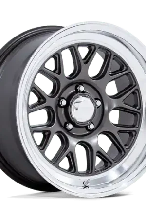 American Racing Vintage VN516 G-FORCE 5X114.3 17x8 +0 MATTE ANTHRACITE W/ DIAMOND CUT LIP Super Sale
