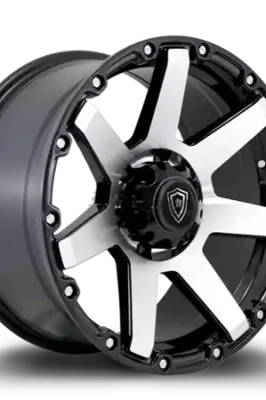 WHITE DIAMOND W2804 6x135 18x9+0 BLACK / MACHINED Cheap