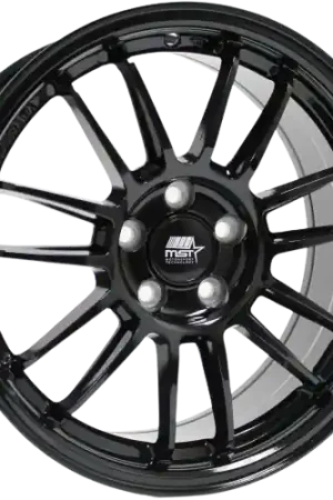 MST Wheels MT45 5X114.3 18x9.5 +38 Glossy Black Free Shipping