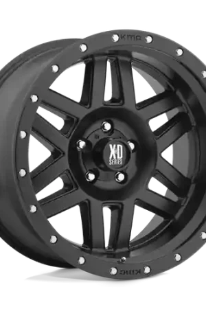 Next Day Delivery XD XD128 MACHETE 5X139.7 20X9 +0 SATIN BLACK WITH REINFORCING RING