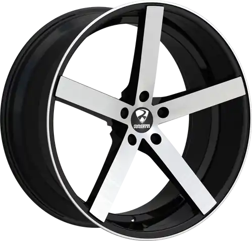 RAVETTI M1 5X120 22x10 +25 BLACK BRUSHED Luxury