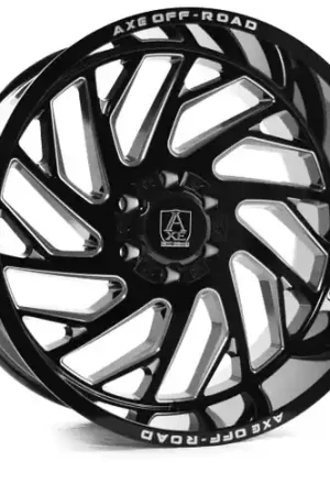 Save Now Axe ZEUS 8x170 22X12 -44 GLOSS BLACK MILLED