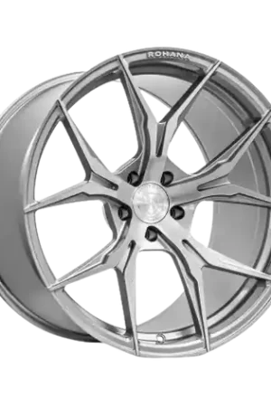 Money Back Guarantee Rohana RFX5 5x120 22x10.5+40 Brushed Titanium