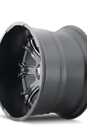 American Truxx Bomb AT154 8x165.1 22x14-76 Black/Machined Secure Checkout