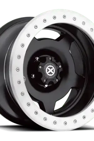 Authentic ATX Series AX756 SLAB BEADLOCK 5X127 17X9 -38 SATIN BLACK
