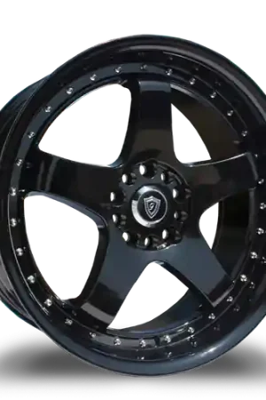 G - LINE ALLOYS G8073 5x100/5x114.3 18x8.5+30 BLACK - GLOSSY BLACK Popular