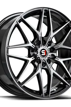 Spec-1 SP-60 5x112/5x114.3 18x8 +38 Gloss Black & Machined Exclusive