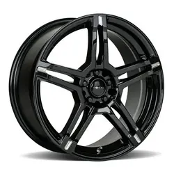 Factory Price Focal 451BM F-51 5X108/5X115 16x7 +40 Gloss Black w/ Milled Accents