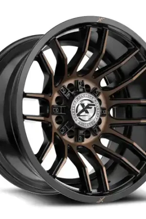 XF Off-Road XF-232 8x165.1/8x180 20x10 -24 Satin Black & Bronze Machined Double Dark Tint Original